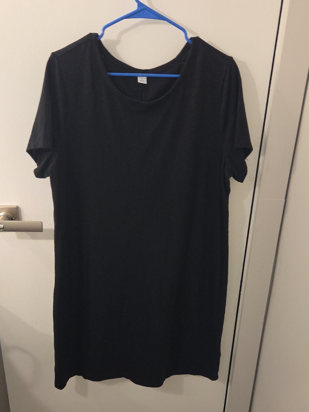 Old Navy Black Mini T-Shirt Dress